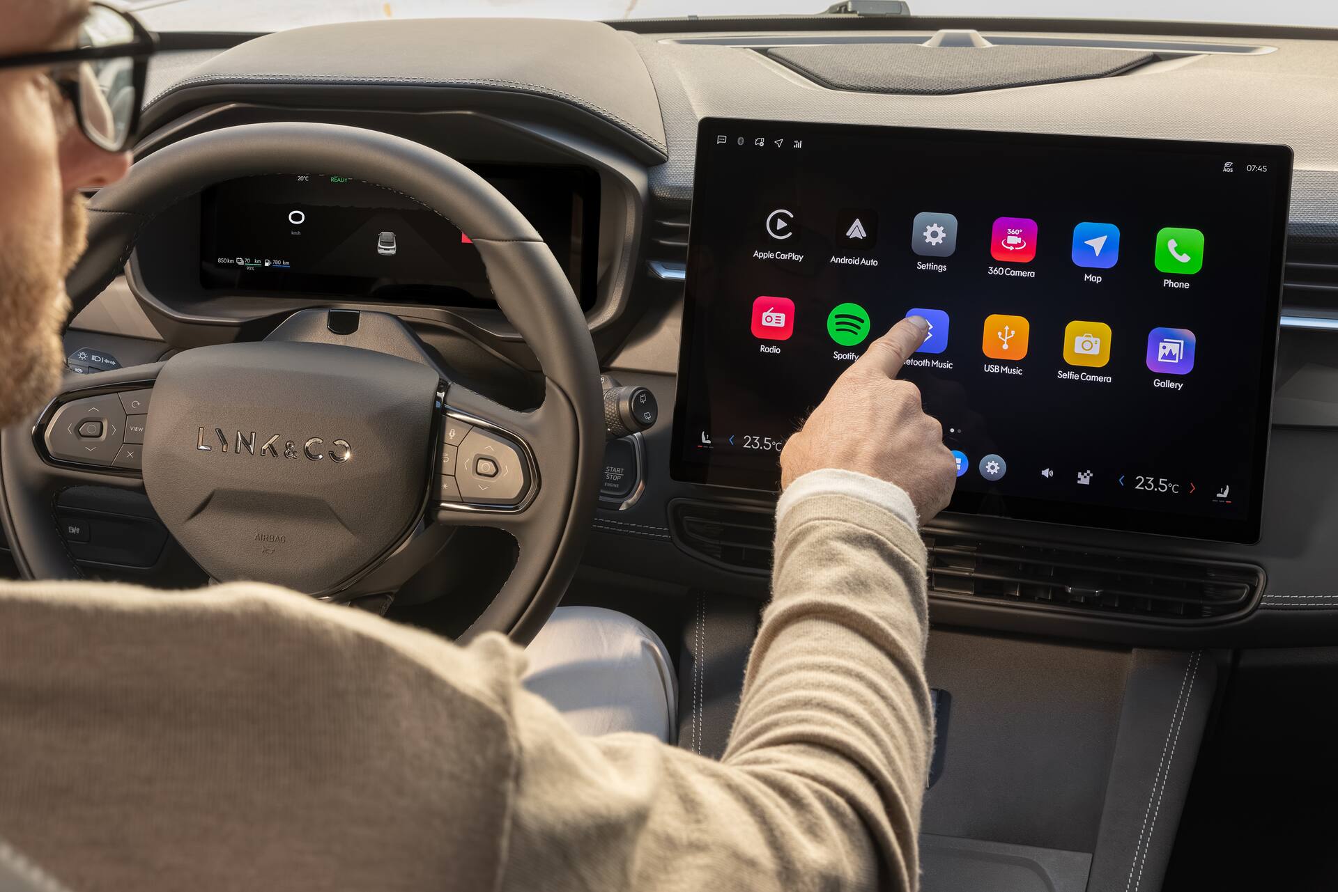 Conectividad con CarPlay® y Android Auto™ inalámbricos